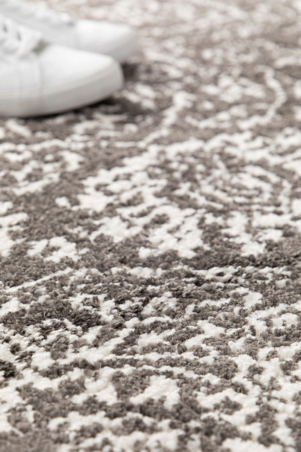 TEPPICH sehr weich grafisch grau - Grau, Textil (160/230cm) - AFK Living