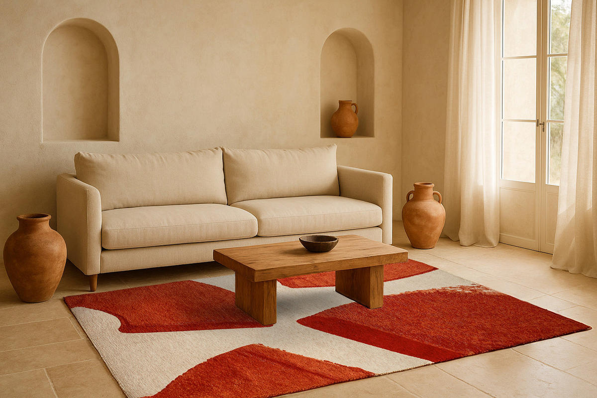 TEPPICH In-/Outdoor Flachgewebe NICKY Rot 140x200 cm - Rot, Textil (140/200cm) - Novatrend