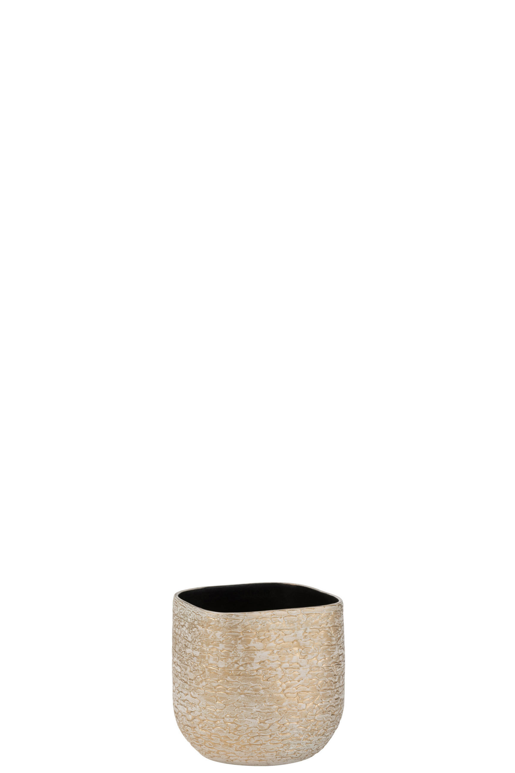 BLUMENTOPF AUDREY - Töpferei - Champagner - XS - 2er set - Ø 16 cm - Champagner, Keramik (16/15.5cm) - J-Line