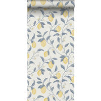 TAPETE Obst 53 cm x 10 m - Blau, Papier (53/1000cm) - Sanders & Sanders