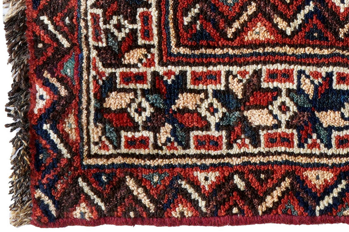 ORIENTTEPPICH handgeknüpft Gashgai Blau 63/60 cm Schurwolle - Blau, Textil (60/63cm) - Looma