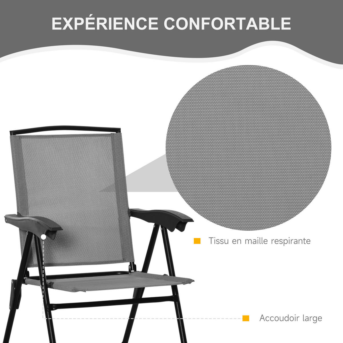 BALKONSET 3-teilig DE-14108 Grau - Grau, Metall - ComfortXL