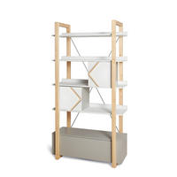 KINDERREGAL Pinette Weiß - Weiß, Holzwerkstoff (100/190/44cm) - RAUMHIRSCH FURNITURE