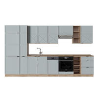 KUCHYŇSKÝ KOUT Fame-Line Světle modrošedý/zlatý dub - medově dubová/světle modrá, kompozitní dřevo (355/81.6/60cm) - Vicco