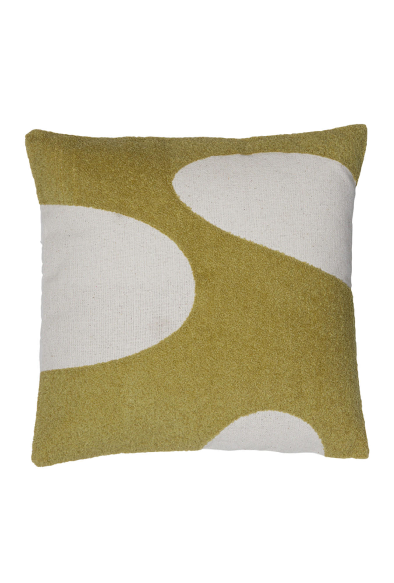 DEKOKISSEN Cellio Grün 45/45/10 cm - Grün, Textil (45/45cm) - Light & Living