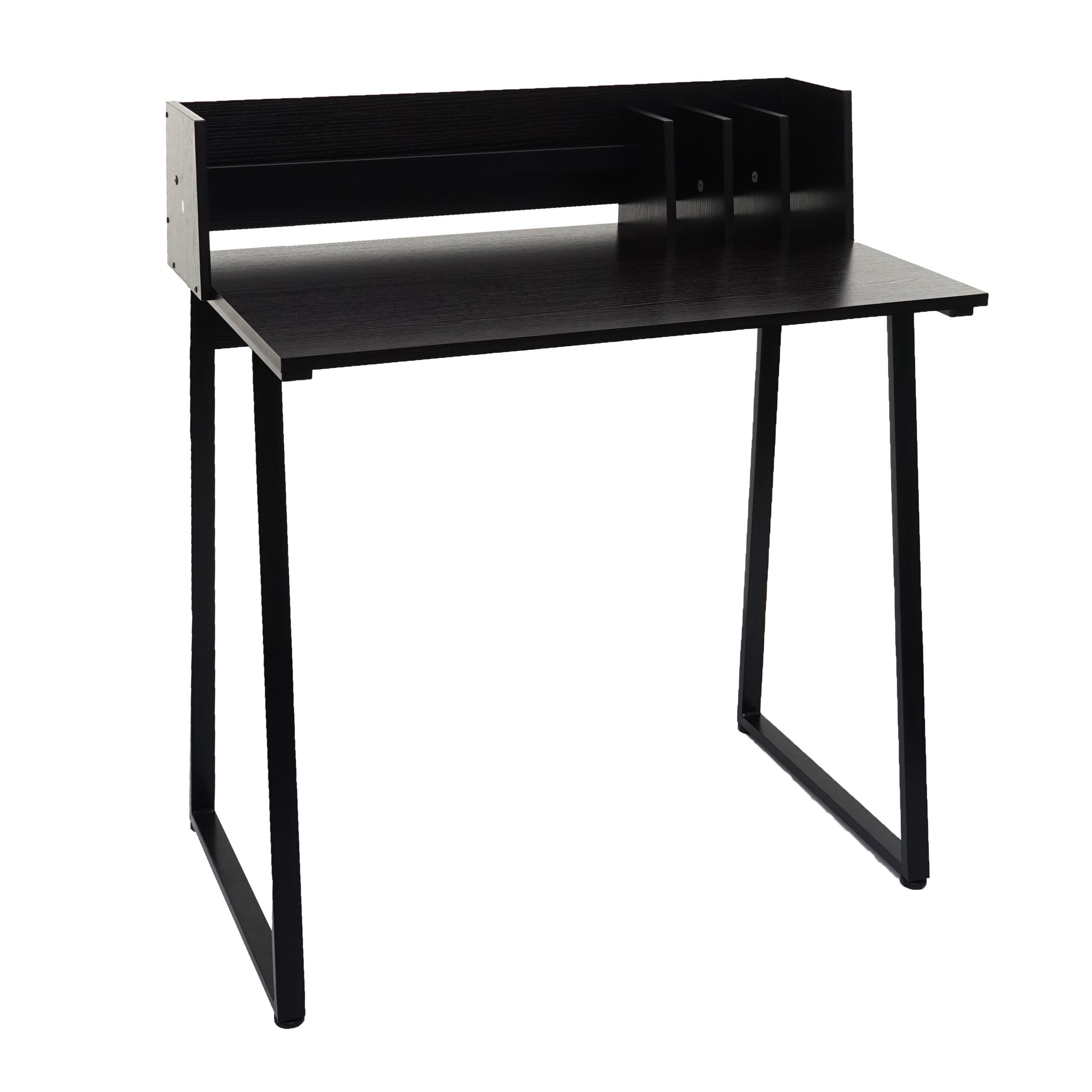 SCHREIBTISCH eckig Schwarz - Schwarz, Metall (51/82/94cm) - MCW