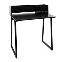 SCHREIBTISCH eckig Schwarz - Schwarz, Metall (51/82/94cm) - MCW