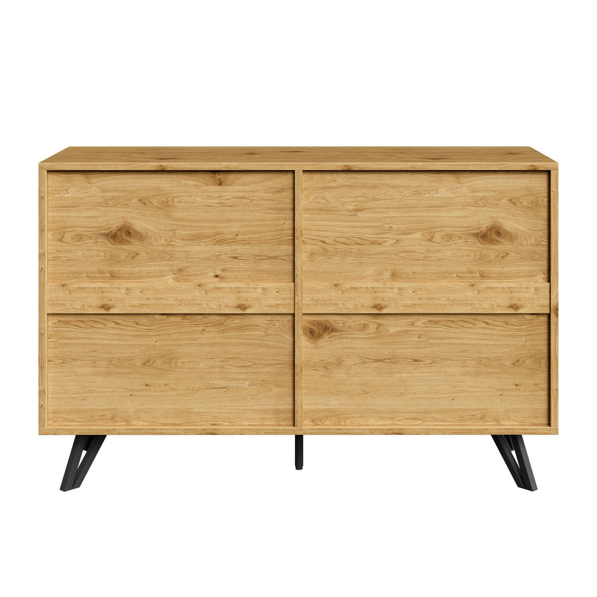 SIDEBOARD Natur 120/40/75,5 cm - Naturfarben, Holzwerkstoff (120/75.5/40cm) - PANGIVO