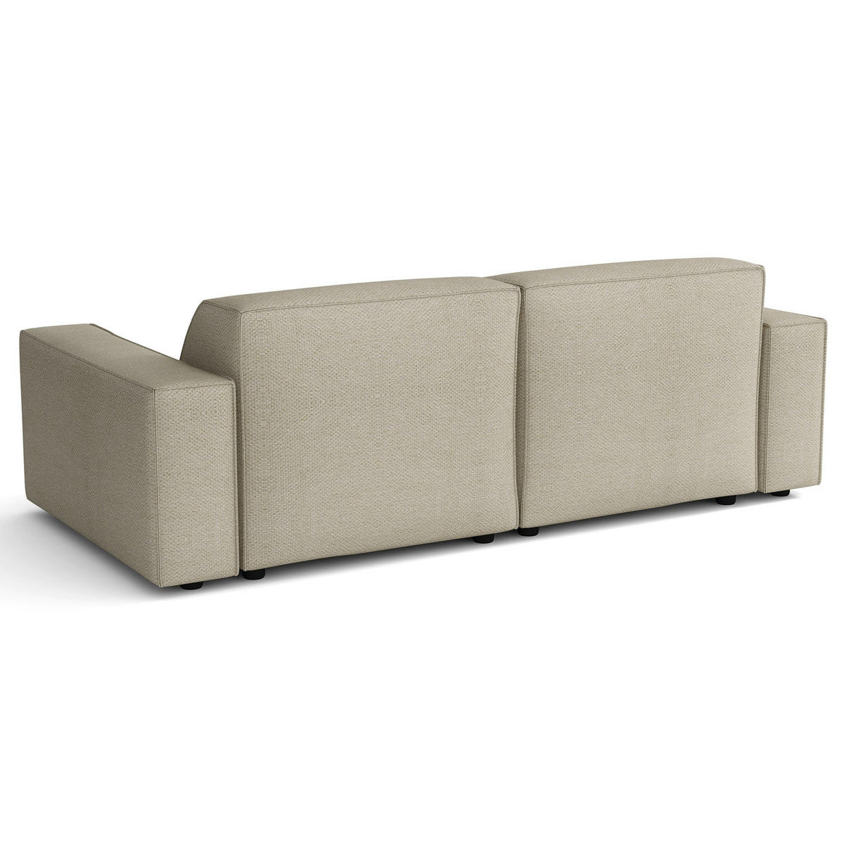 ROHOVÁ POHOVKA Sellmo 210 cm - černá/šedohnědá, textil/plast (210/166cm) - Selsey