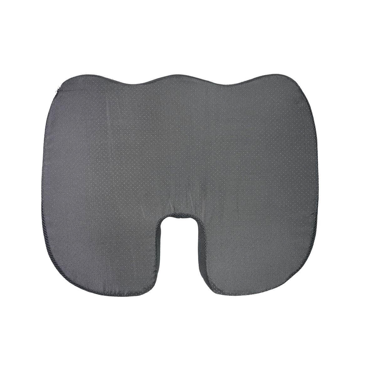 STEISSBEINKISSEN, ERGONOMISCH U-FÖRMIG - Schwarz, Textil (35/7/45cm) - INPHYSIO