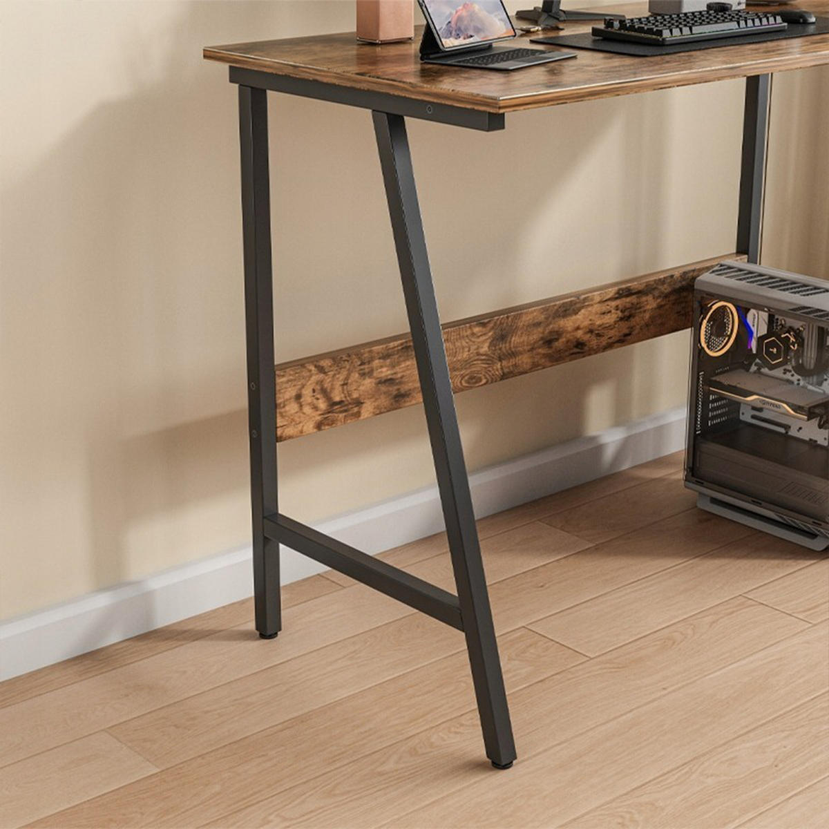 SCHREIBTISCH, braun, 100/50/73.5 cm - Braun, Holzwerkstoff (50/100/73.5cm)