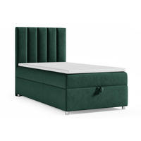 BOXBETT mit Bettkasten Trinity K10-SINGLE Bonellfederkern inkl. Topper - Grün, Holz/Holzwerkstoff (100/200cm) - Best For Home