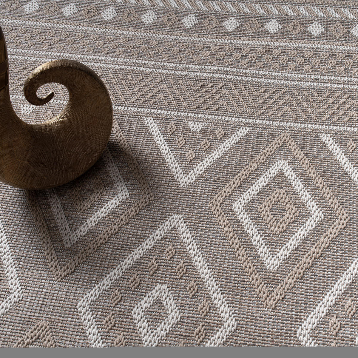 OUTDOORTEPPICH 200/280 cm Vermont 184 - Sandfarben, Textil (200/280cm) - Paco Home