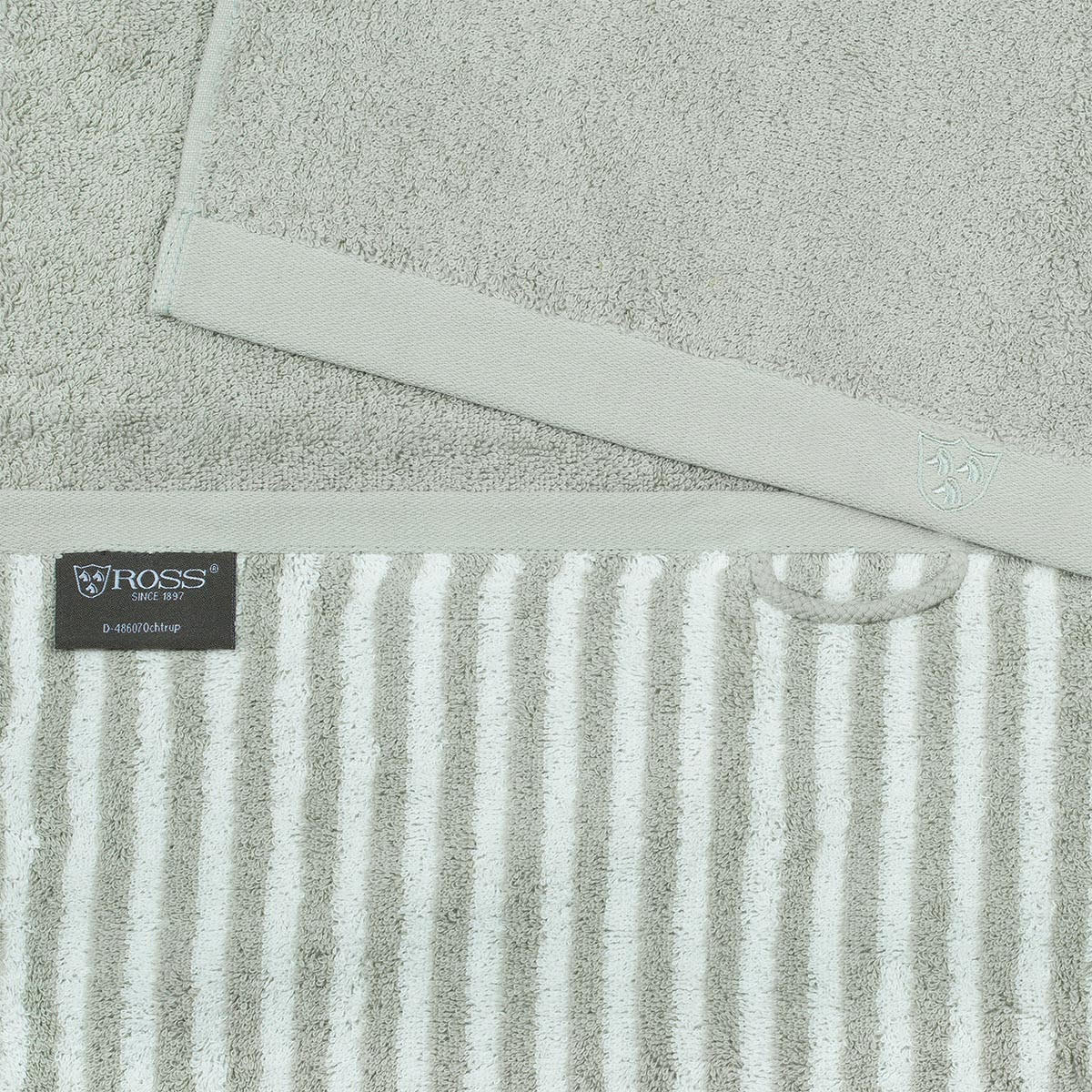 FROTTIERSET Doubleface Stripes 4-teilig - Grün, Textil (50/100cm) - Ross