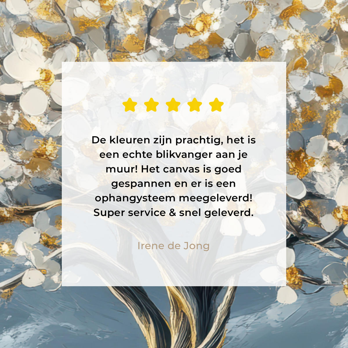 LEINWANDBILD Baum - Winter - Baum des Lebens - Modern - Gold Wandbild 40x30 cm - Goldfarben, Textil (40/30cm) - MuchoWow