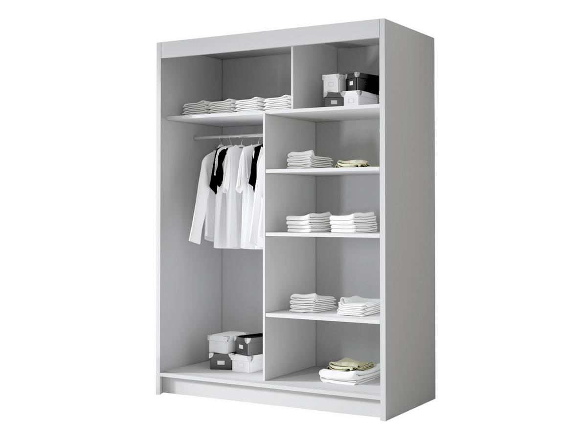 SCHIEBETÜRENSCHRANK Lungo IV - Goldfarben, Holzwerkstoff/Metall (120/200/58cm) - MIRJAN24