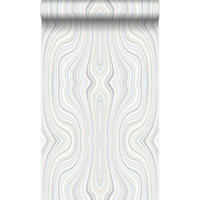 TAPETE grafische Linien 53 cm x 10.05 m - Beige, Papier (53/1000cm) - Origin Wallcoverings