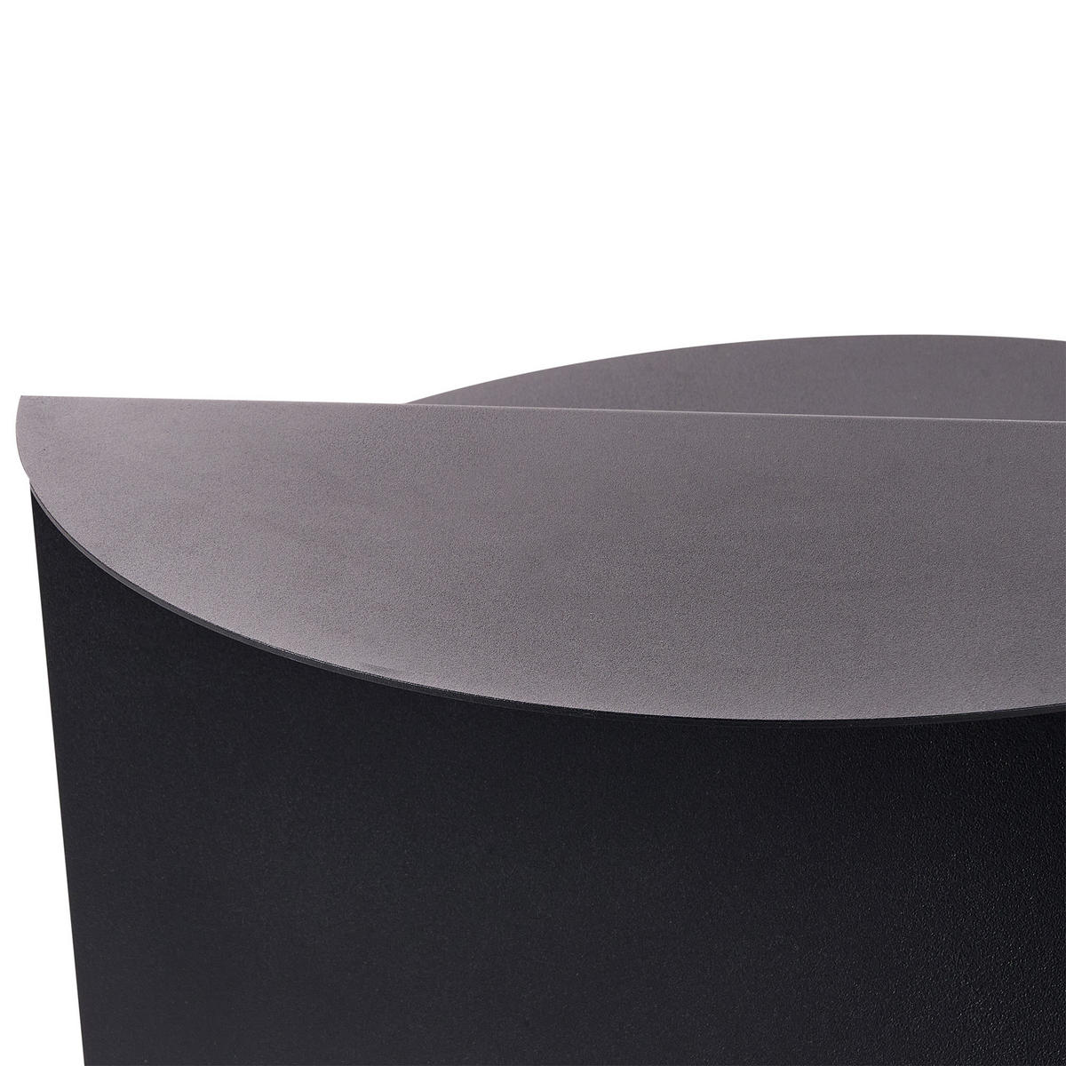 BEISTELLTISCH Metall Schwarz Taggart - Schwarz, Metall (40/40/45cm) - Beliani