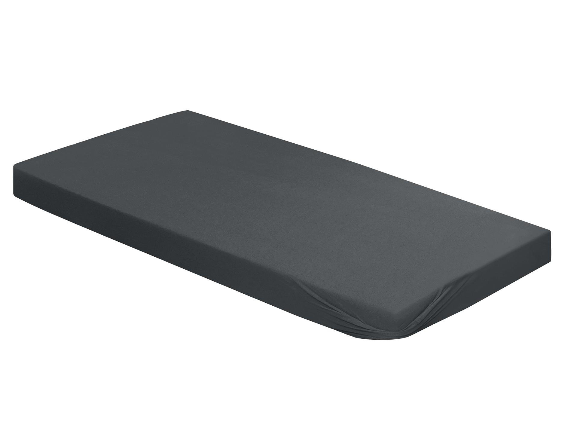 SPANNBETTTUCH Mako-Satin 1003 - Schwarz, Textil (100/200cm) - Bierbaum