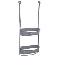 BADREGAL mit Saugnäpfen 31,5/10/70 cm - Grau, Kunststoff (10/69/31.5cm) - 5five Simply Smart