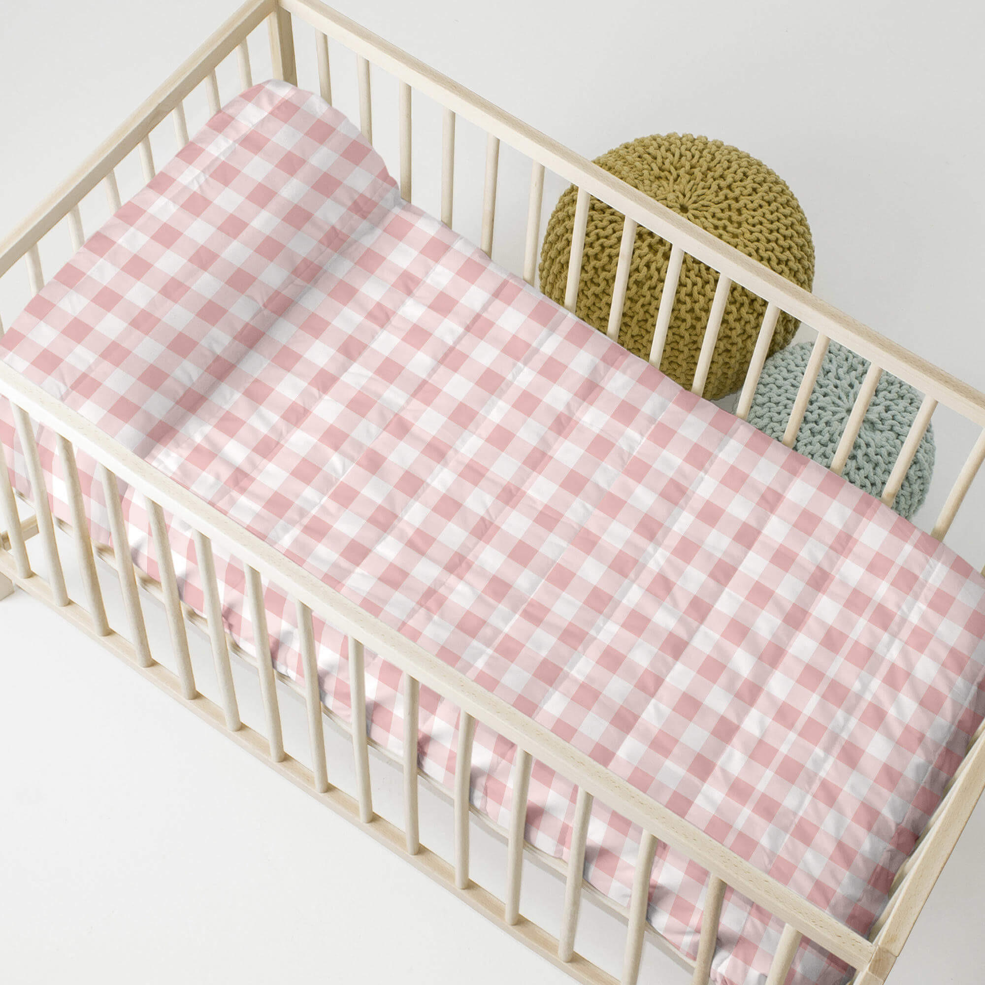 TAGESDECKE vichy 100x130 cm (kinderbett) rosa - Pink, Textil (100/130cm) - Happy Friday