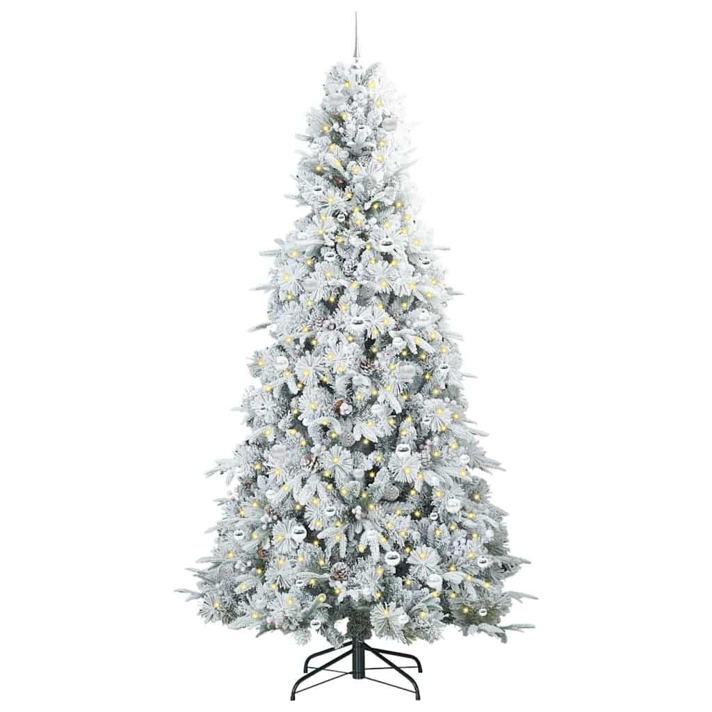 vidaXL Weihnachtsbaum Weiß 240 cm