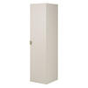KLEIDERSCHRANK Moonir Greige 50 cm - Taupe/Goldfarben, Holzwerkstoff/Metall (50/200.5/57cm) - Selsey