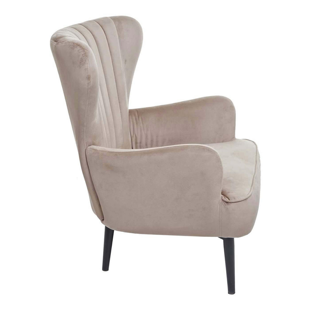 LOUNGE-SESSEL taupe - Taupe, Textil (75/87/75cm) - MCW
