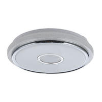 LED DECKENLEUCHTE DANI weiß Kristall - Weiß, Kunststoff (50/50/9.5cm)