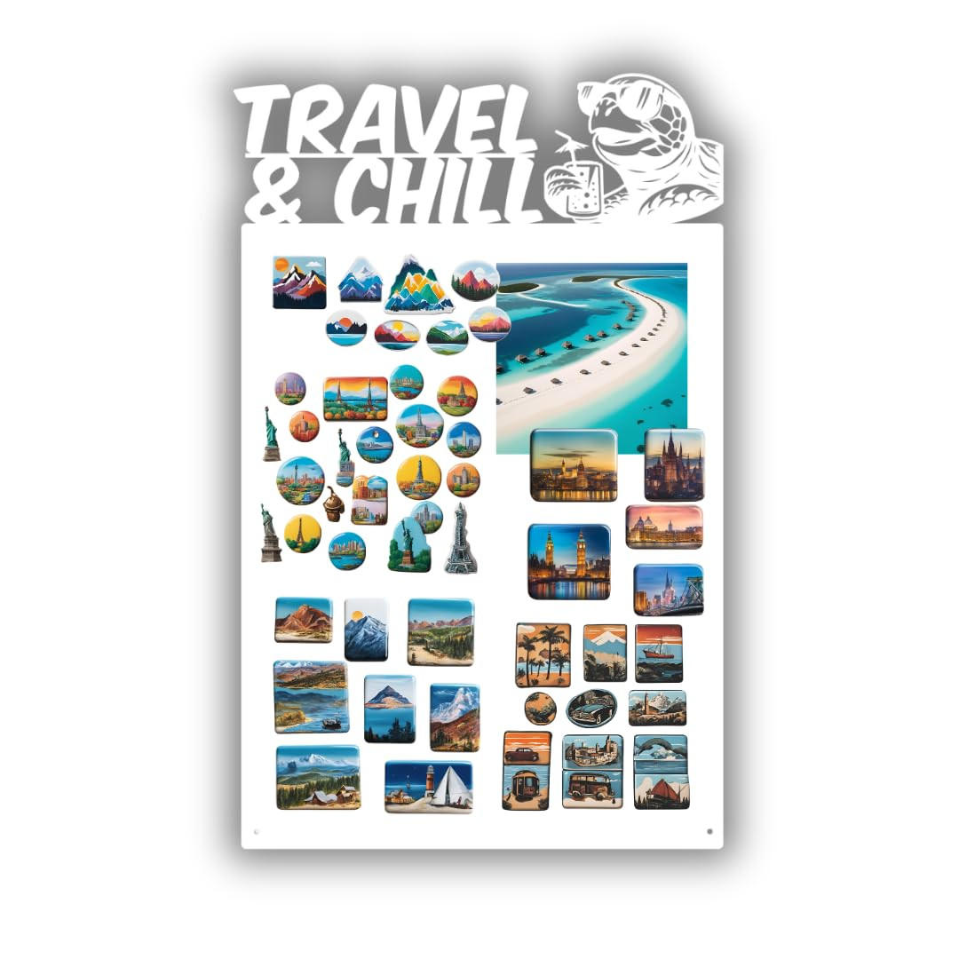 Anwicar Magnettafel Weiß 50x80x0.7 cm