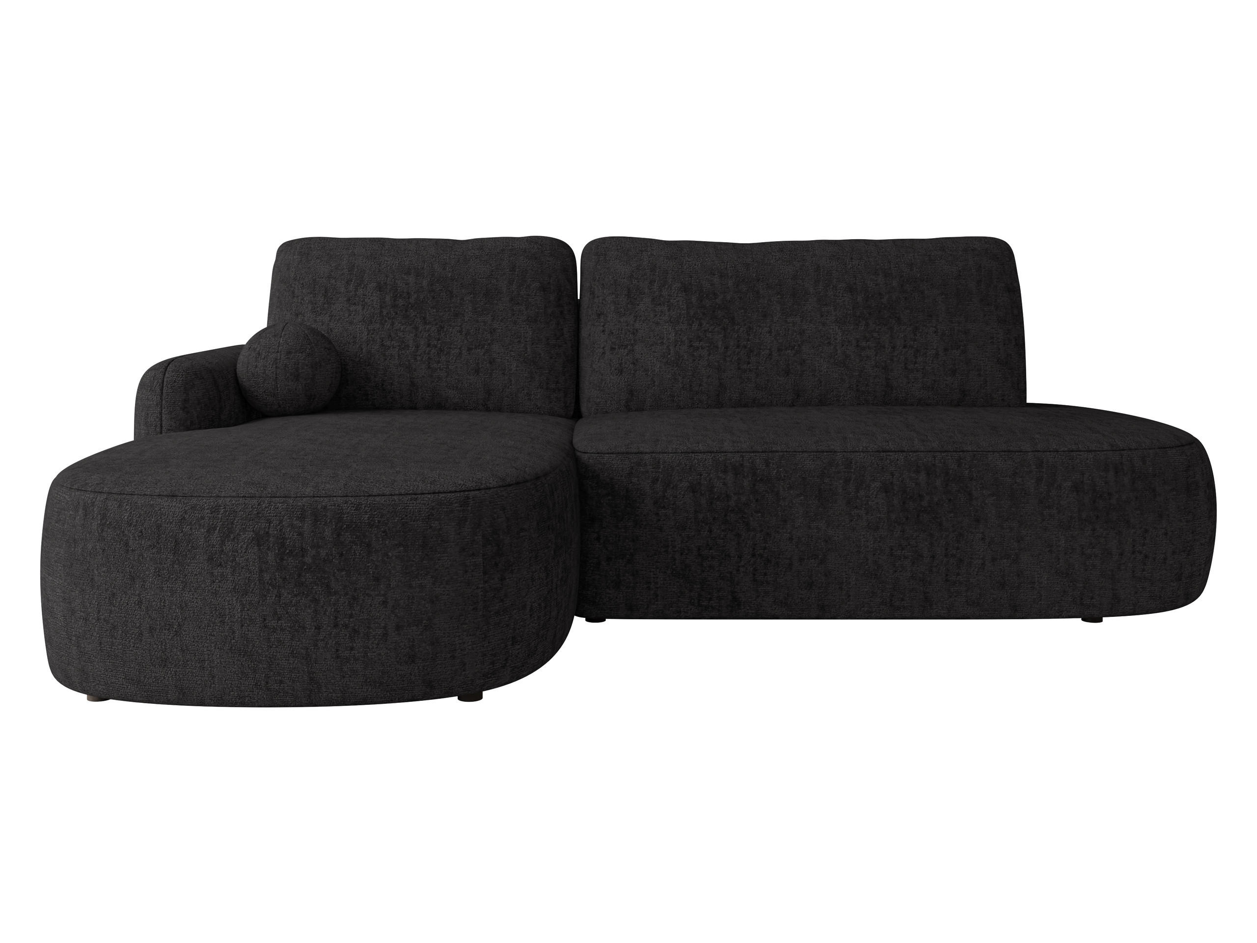 COLTAR Loridu O Premium, Stanga - negru, material plastic/material textil (274/174cm) - MIRJAN24