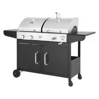 GASGRILL western Schwarz - Grau, Metall (75/123/167cm) - Habitat Garten