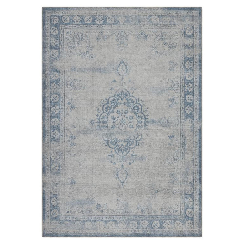 CHENILLE-TEPPICH Script Beige/Blau 200x290 cm - Multicolor, Textil (200/290cm) - Vercai Rugs