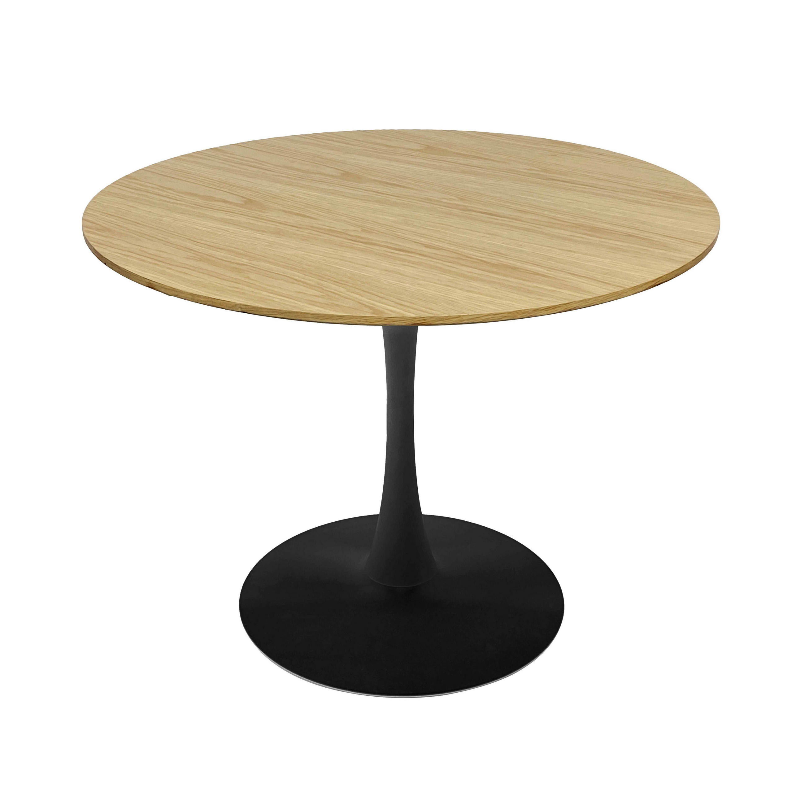 ESSTISCH, helles Holzeffekt - Hellbraun, Holz (100/100/74cm) - Oviala