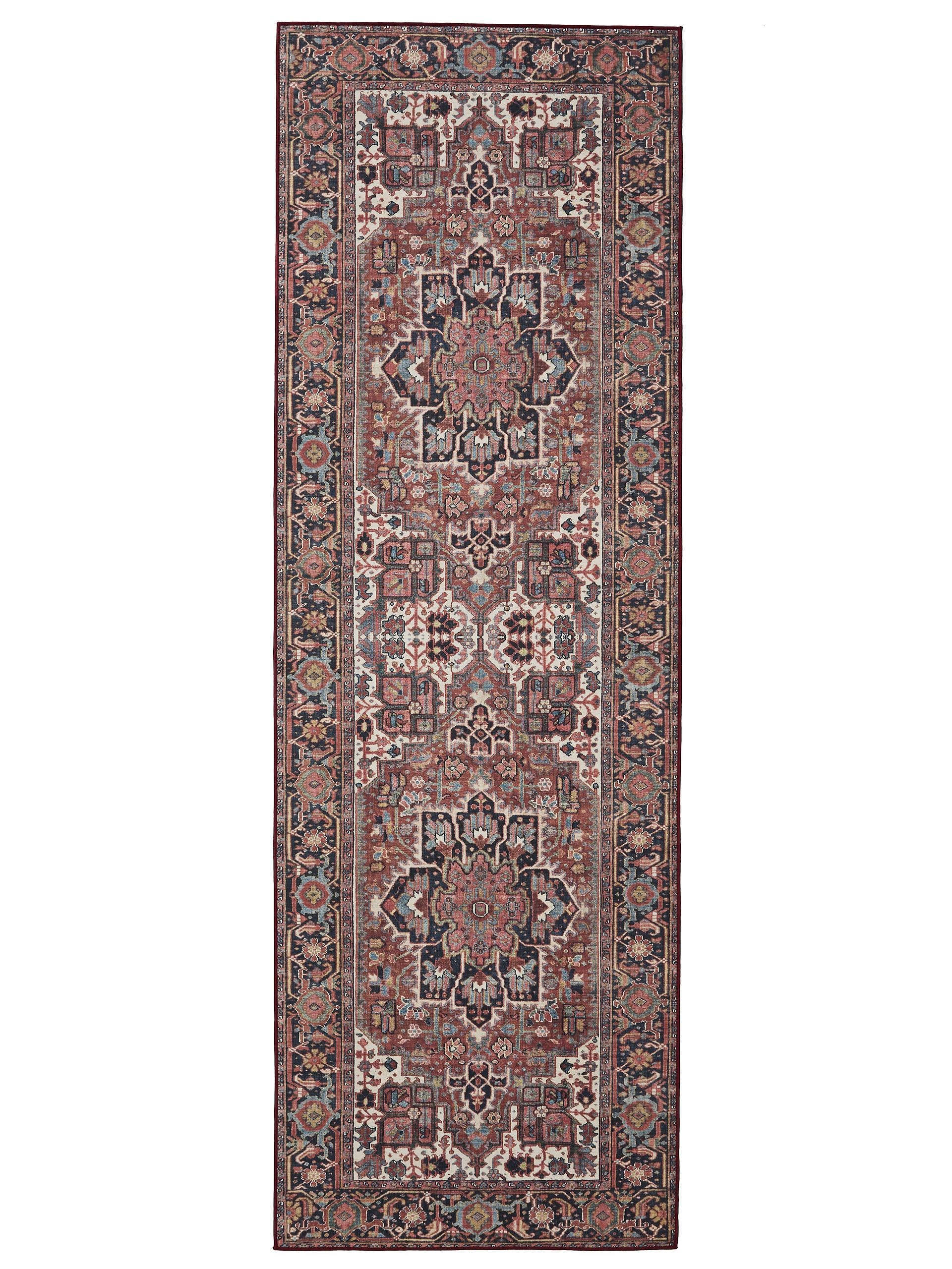 VINTAGE-LÄUFER George waschbar 80x240 cm - Multicolor, Kunststoff (80/240cm) - benuta
