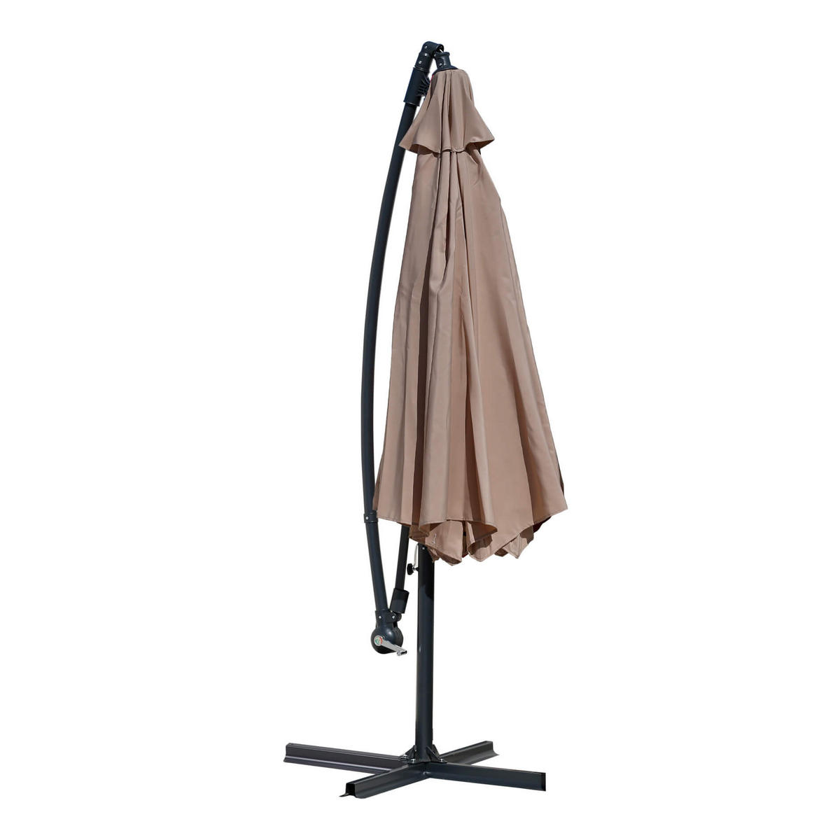 AMPELSCHIRM Beige 300/300/245 cm - Beige, Metall (300/300cm) - Mobili Rebecca