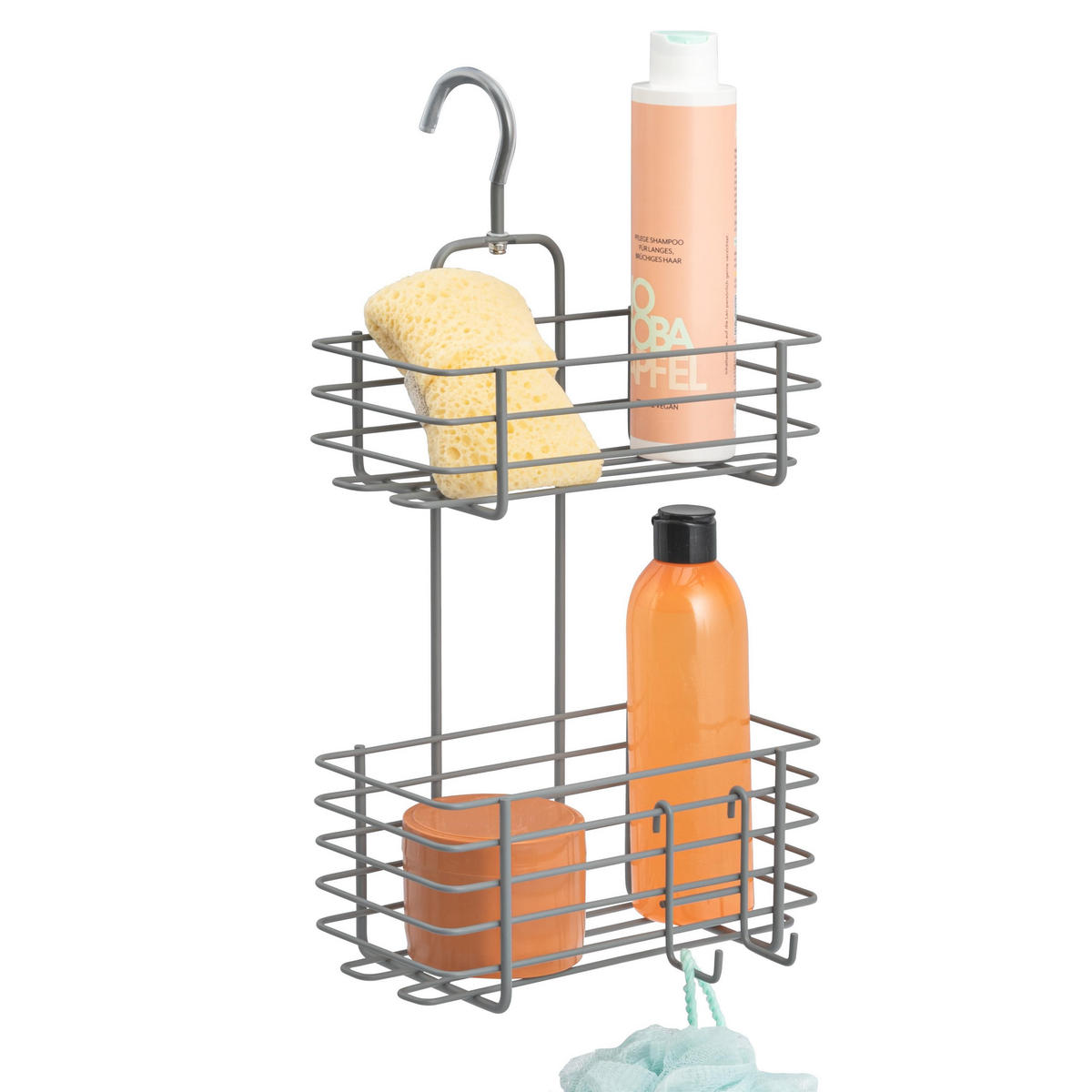 DUSCHREGAL, grau - Grau, Metall (23/42/10.5cm) - bremermann