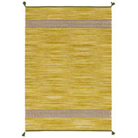 NATUR BAUMWOLLE TEPPICH KELIM TOSKANA - Grün, Textil (170/240cm) - Pergamon