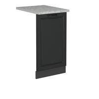 GESCHIRRSPÜLBLENDE R-Line Anthrazit Landhaus 45 cm , AP Marmor - Anthrazit, Holzwerkstoff (45/81.8/1.6cm) - Vicco