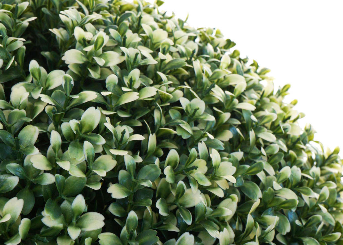 KÜNSTLICHER BUSCH Weiß - Weiß, Kunststoff (35cm) - MCW