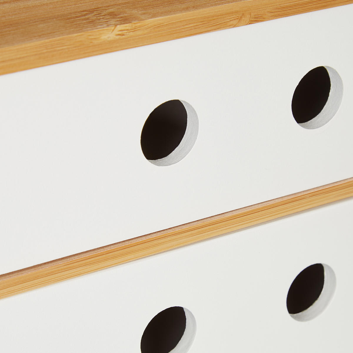 SCHREIBTISCHORGANIZER - Hellbraun, Holz/Holzwerkstoff (20/25/14cm) - Relaxdays
