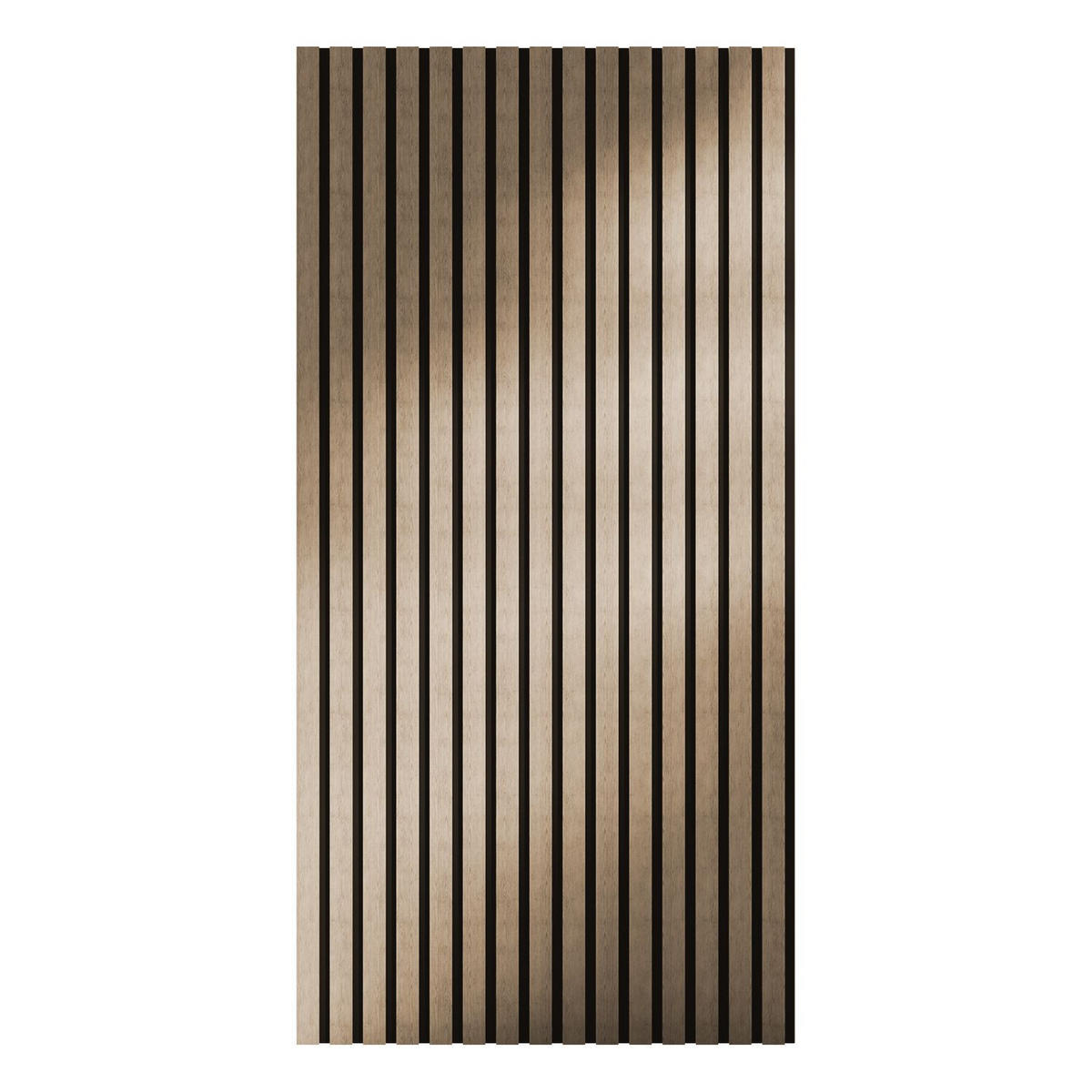 WANDPANEELE Akustik 120x60 cm Eiche Natur Hell (4er-Set) - Naturfarben, Holz (60/120/1.8cm) - Juskys