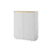 HIGHBOARD Roy 104 Weiß - Weiß, Holzwerkstoff (104/127/39cm) - Bettso