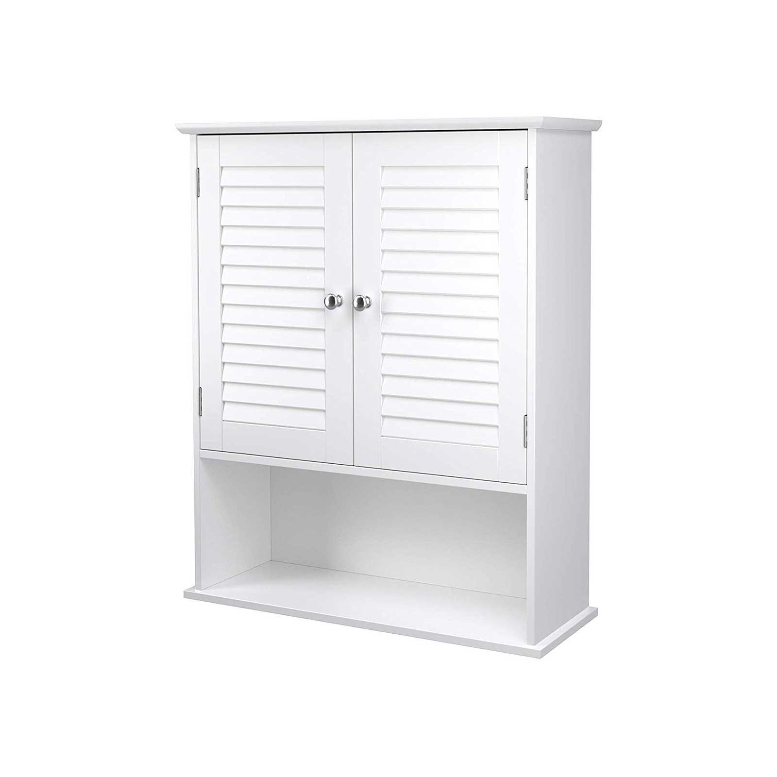 Hansiro Badezimmerschrank Weiß 60x70x20 cm