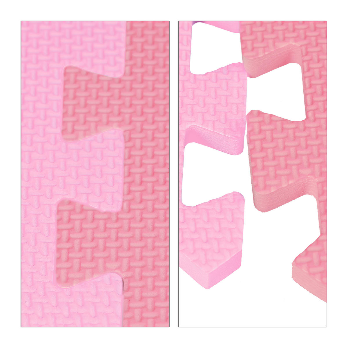 9XPUZZLEMATTE - Pink/Rosa, Kunststoff (32/32cm) - Relaxdays