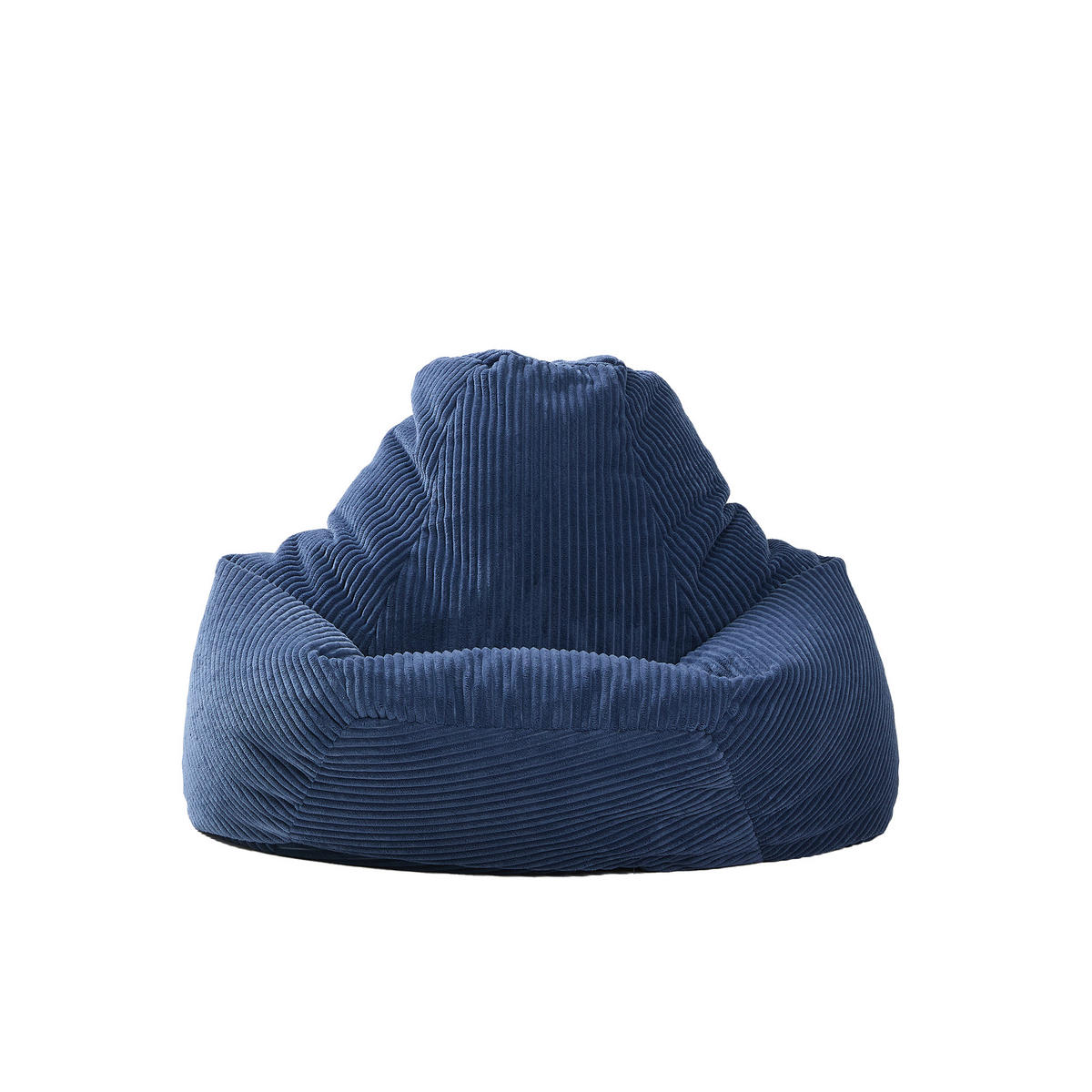 POUF kord Blau - Blau, Textil (90/73/84cm) - Nordlys