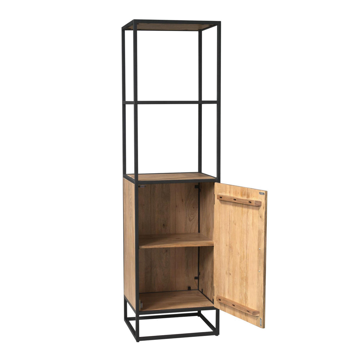 BÜCHERREGAL Dakota Braun 45/55/200 cm - Braun, Holz (55/200/45cm) - Starfurn