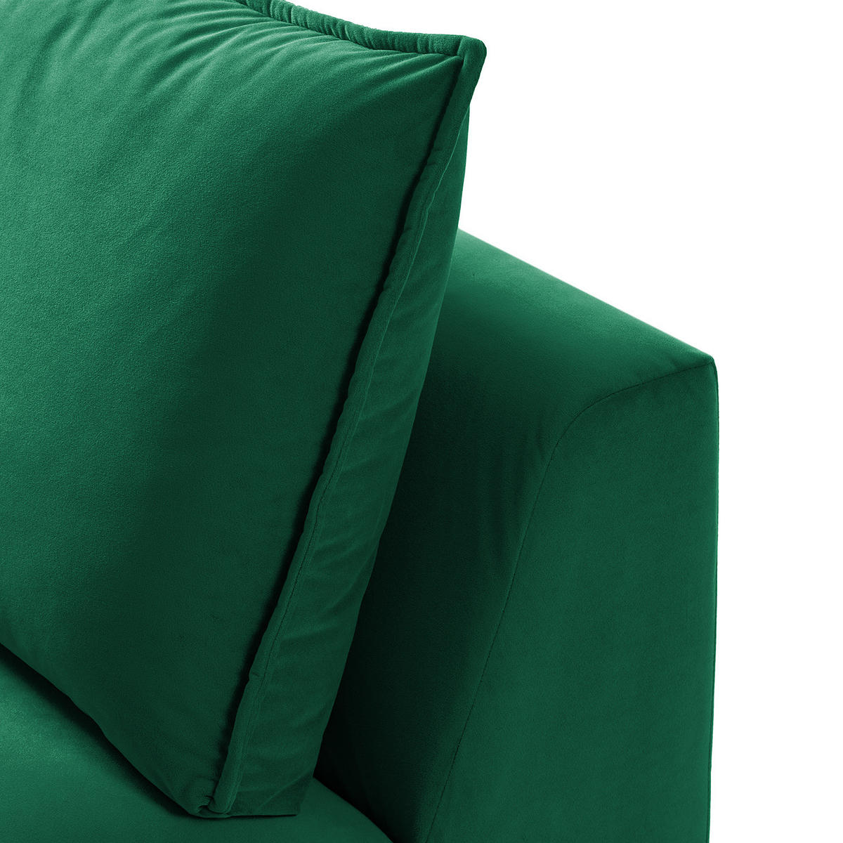 MODULSESSEL - Dunkelgrün, Holz/Textil (80/82/99cm) - home24