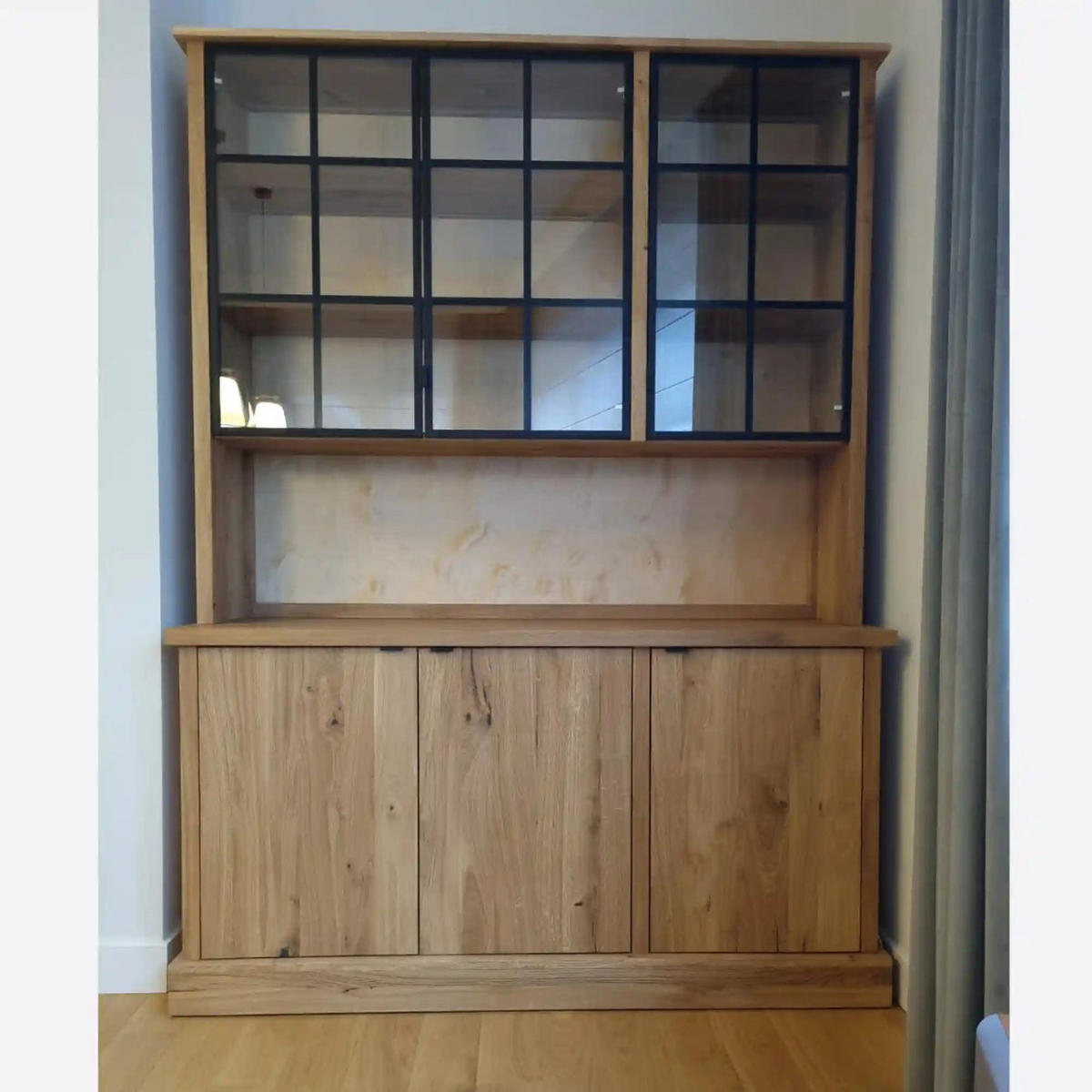 ANRICHTE aus Eiche mit Beleuchtung MARINO I - Eichefarben, Holz (175/225/50cm) - Rawood Furniture