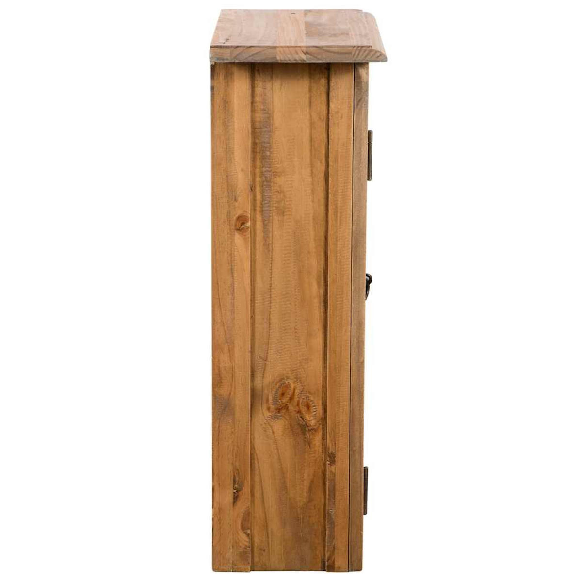 BAD-WANDSCHRANK Massivholz Kiefer 42/23/70 Cm - Braun, Holz (23/70/42cm) - vidaXL